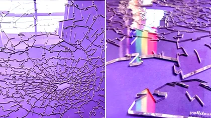 Pare un geam spart, dar ar putea fi cel mai complicat puzzle: de ce este special