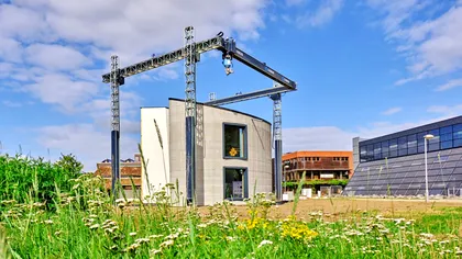 Cel mai curat șantier: această casă cu două niveluri a fost făcută integral prin printare 3D