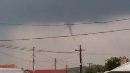 Ar putea fi prima tornadă din România: explicația cercetătorilor pentru imaginile virale