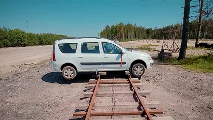 VIDEO O clonă de Dacia Logan MCV, trecută prin testul suprem de rezistență: ce s-a întâmplat după