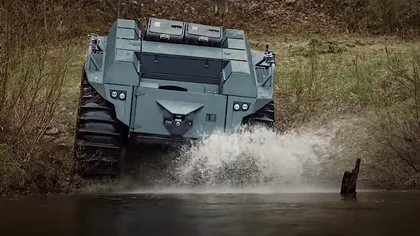 VIDEO Așa ceva nu vezi nici în jocuri: cât de spectaculos e Mission Master XT, tancul militar care se conduce singur