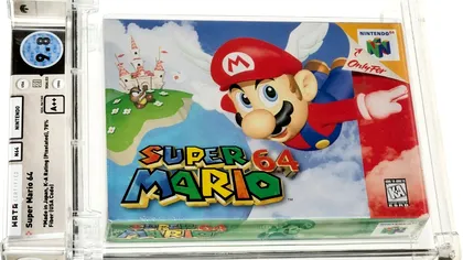 Recordul zdrobit în 48 de ore: Super Mario 64 s-a vândut cu preț de Bugatti