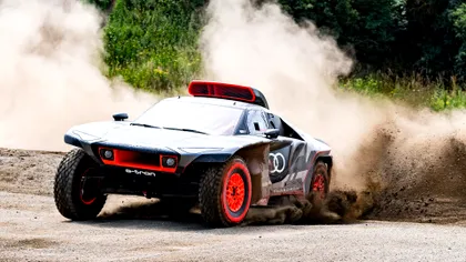VIDEO Modelul surpriză cu care Audi vrea să câștige Raliul Dakar: de ce e capabil RS Q E-Tron