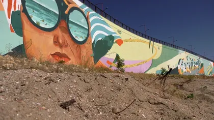 Cea mai mare pictură murală din lume este la Constanța: de ce ajută mediul