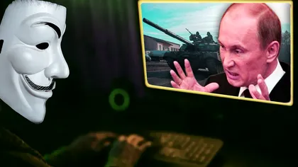 Anonymous a îngenuncheat iar serviciile secrete rusești. Dezvăluirea despre Vladimir putin și planurile lui cu Ucraina
