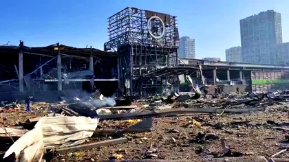 Momentul în care trupele atacă un mall din Kiev, filmat și publicat de Ministerul Apărării din Rusia VIDEO