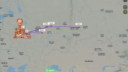 Se întâmplă ceva ciudat în Rusia. O serie de avione private părăsesc Moscova într-o posibilă operațiune de 