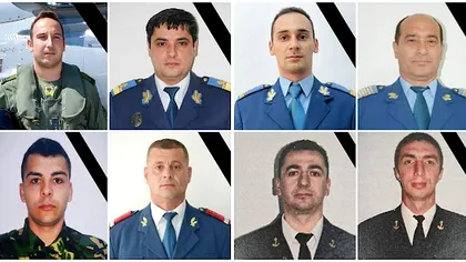 Anunț oficial de la MApN. S-a stabilit când vor avea loc ceremoniile militare și religioase pentru militarii care au murit în accidentele aviatice