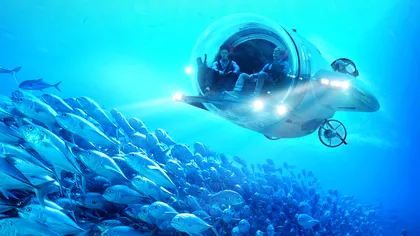 FOTO Submarinele de lux pentru bogați arată la fel de futurist ca o plimbare-n spațiu