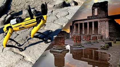 Viitorul se întâlnește cu trecutul: roboții care păzesc orașul Pompeii
