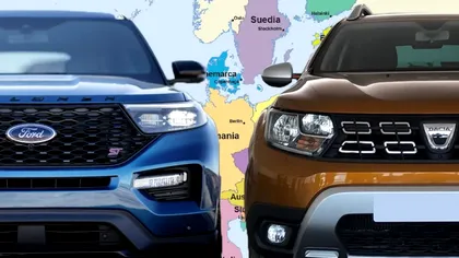 Ce mașini cumpără românii în 2022: pe ce locuri sunt Dacia, Ford, dar Tesla și Hyundai