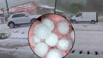 VIDEO Grindină de mărimea unor mingi de tenis. Unde s-a dezlănțuit furtuna