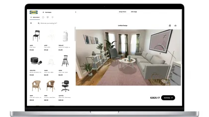Aplicația IKEA care îți ”scoate” mobila din casă și îți pune alta nouă, să vezi cum arată