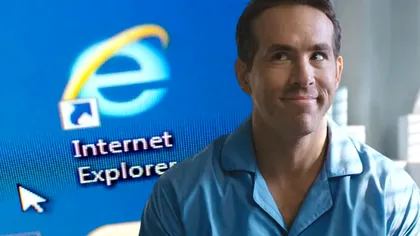 Ryan Reynolds glumește pe seama „defunctului” Internet Explorer: ce paralelă a făcut actorul