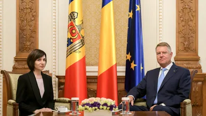 Maia Sandu anunță că Moldova vrea să cumpere gaz din România. Iohannis: „Suntem primul partener comercial al Moldovei”