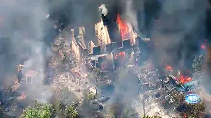 Val de incendii în capitala Marii Britanii. Mai multe case din Londra au ars complet