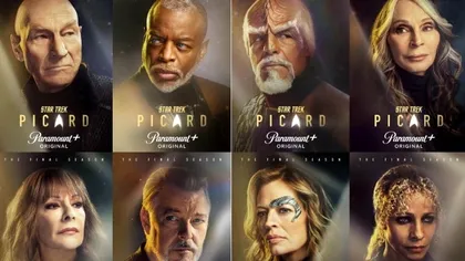 Ultimul sezon Star Trek: Picard, cireașa de pe tort: noile postere pentru sezonul al treilea, declanșatoare de nostalgie