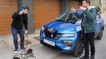 Aventura unui român cu Dacia Spring - susține că a făcut București-Timișoara cu doar 95 de lei