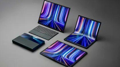 Zenbook 17 Fold OLED: cel mai nou laptop Asus, un concept extravagant