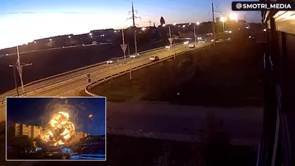 VIDEO Momentul în care avionul intră în blocul rezidențial din Rusia