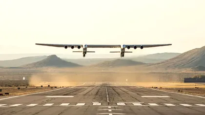 Cel mai mare avion din lume a reușit o premieră: ce record a doborât Stratolaunch Roc