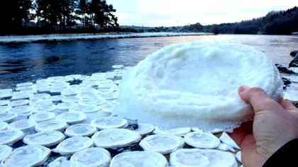 Fenomenul meteorologic neobișnuit, petrecut în această țară: ce sunt “clătitele înghețate”