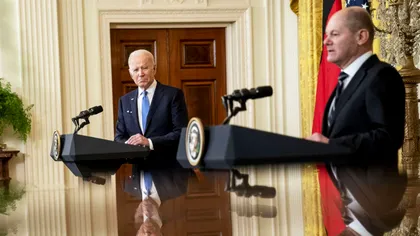 Joe Biden se declară „recunoscător” cancelarului Olaf Scholz, după decizia de a trimite tancuri Ucrainei: „Germania a făcut un pas înainte”