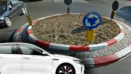 Noi reguli pentru șoferi în sensul giratoriu. Poliția Română: „Vechea practică nu mai este valabilă”