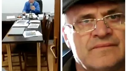 Bătaie în biroul unui primar din România. Momentul a fost filmat. „Nu vorbi peste mine!” Video