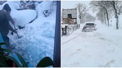 Bilanțul DSU în județele afectate de ninsori. O femeie din Botoșani a născut asistată prin apel video