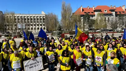 Protest al sindicaliștilor din Educație, în București. Peste 15.000 de persoane, așteptate în Piața Victoriei. Ce nemulțumiri au