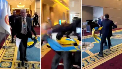 „Ia-ți labele, gunoi rusesc!”. Bătaie la nivel înalt, între parlamentari ucraineni și ruși. Momentul a fost filmat. Video