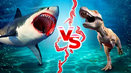 Megalodon versus T-Rex. Care dintre ei ar fi câștigat într-o luptă