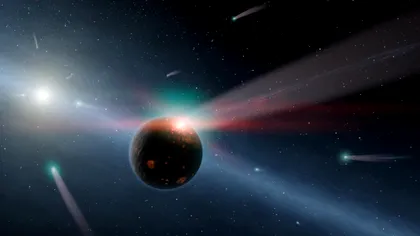 Fenomen spectaculos în spațiu: Cometa neobișnuită surprinsă de sonda spațială a NASA VIDEO