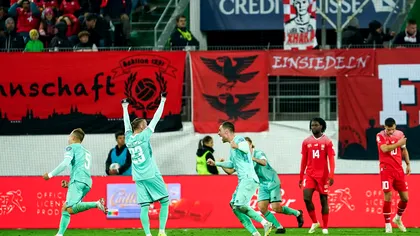 Preliminarii Euro 2024. Meci nebun în Elveția, s-au marcat șase goluri. România poate urca pe primul loc în grupă