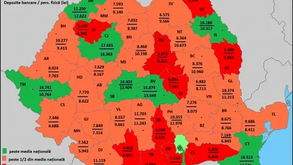 Harta sărăciei din România: să te ferească Dumnezeu să locuiești în aceste județe, se face foamea