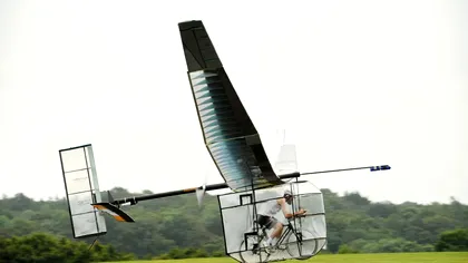 Avion cu propulsie umană: un aparat de zbor fără motor a reușit să se ridice cu ajutorul „ingineriei imposibile”