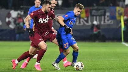 CFR - FCSB, 1-1. Florinel Coman a marcat un gol superb, dar reușita a fost anulată după analiza VAR