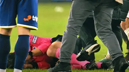 Prima reacție a arbitrului din Turcia bătut pe teren: ”Toată lumea m-a lovit de mai multe ori în față”