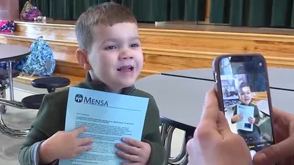 Un copil din această țară, în vârstă de cinci ani, acceptat în societatea de înalt IQ: A obținut un scor în topul 1 la sută