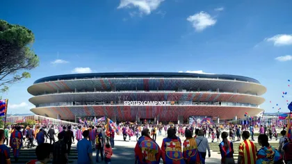”Extratereștri”și la stadion. Cum arată arena Barcelonei în care se investesc 1,6 miliarde de euro