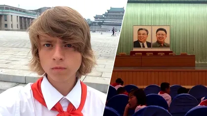 Activitățile bizare ale unui elev rus într-o tabără din Coreea de Nord: 