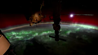 Un astronaut NASA surprinde aurora boreală din spațiu: Imagini spectaculoase de la bordul ISS VIDEO