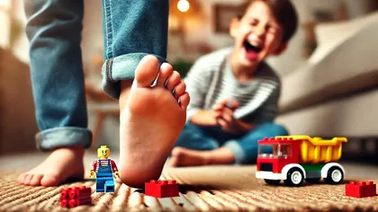 De ce când calci pe o piesă de Lego simți cea mai insuportabilă durere: explicația științifică
