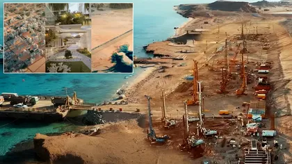 Orașul care va fi cel mai nebunesc proiect din istorie: Giga-proiectul Neom va avea taxiuri zburătoare, roboți și tehnologie AI, folosind 20% din oțelul mondial