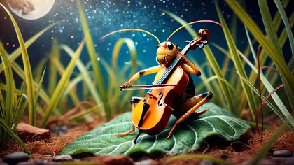 Cu ce cântă greierele. Puțini oameni știu cu adevărat ce se întâmplă atunci când insecta își manifestă actul artistic