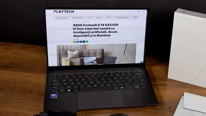 Zenbook S 14 UX5406: Laptop pentru viitor, alimentat de inteligența artificială
