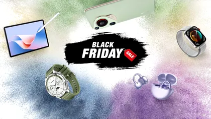 Black Friday 2024 la HUAWEI Store – trei motive să profiți de de cele mai mari reduceri din an la telefoane, tablete, căști și ceasuri inteligente. Lista completă cu oferte