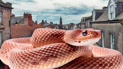 Țara din Europa invadată de șerpi uriași, frecventată și de români: reptile de doi metri, perfect adaptate vieții urbane, uimesc oamenii de știință