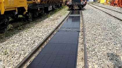 Panouri solare pe calea ferată: Elveția testează o tehnologie unică cu potențial uriaș pentru România